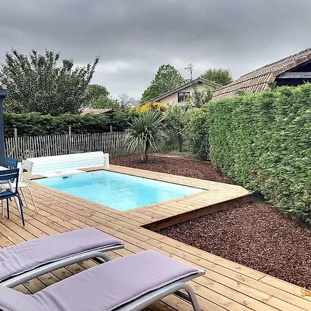 Maison Mitoyenne Chaleureuse Avec Piscine Chauffée * La Teste-de-Buch